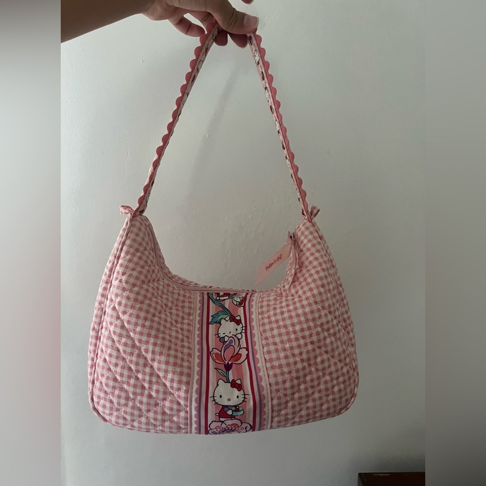 Vera Bradley Pink Gingham Shoulder Bag